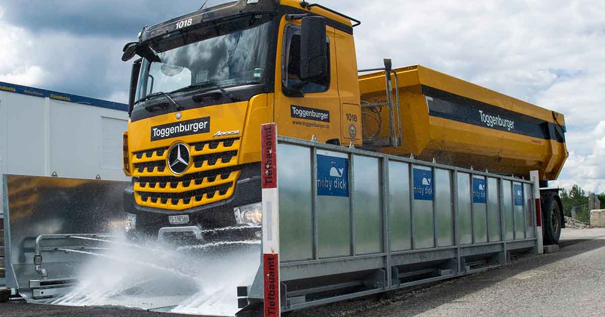 Wheel Washing System at the Riet landfill site