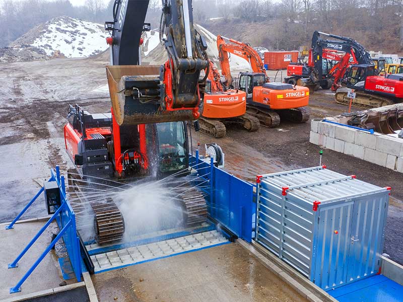 Nettoyer et décaper professionnellement les engins de chantier